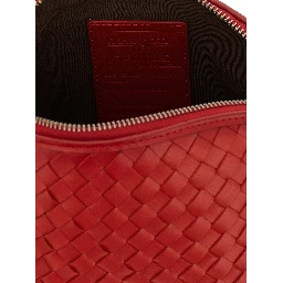 Red Calfskin Crossbody Bag