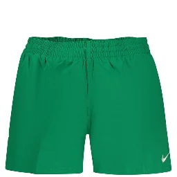 Green Polyester Men's Swimwear