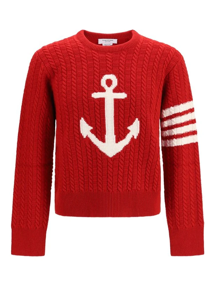 Red Wool Oves Aries Sweatshirt