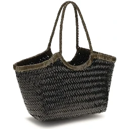 Bicolor Calf Leather Bos Taurus Handbag