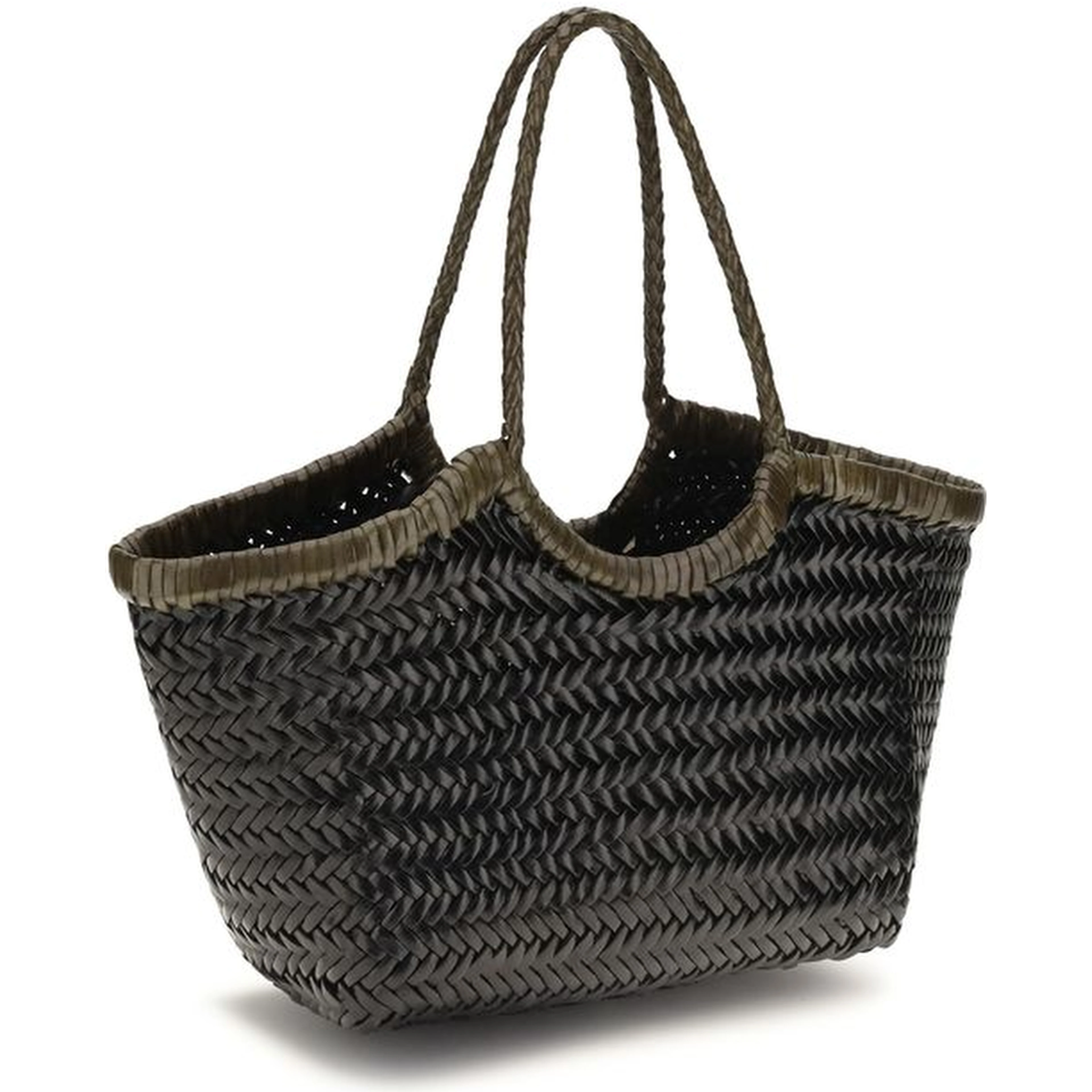 Bicolor Calf Leather Bos Taurus Handbag