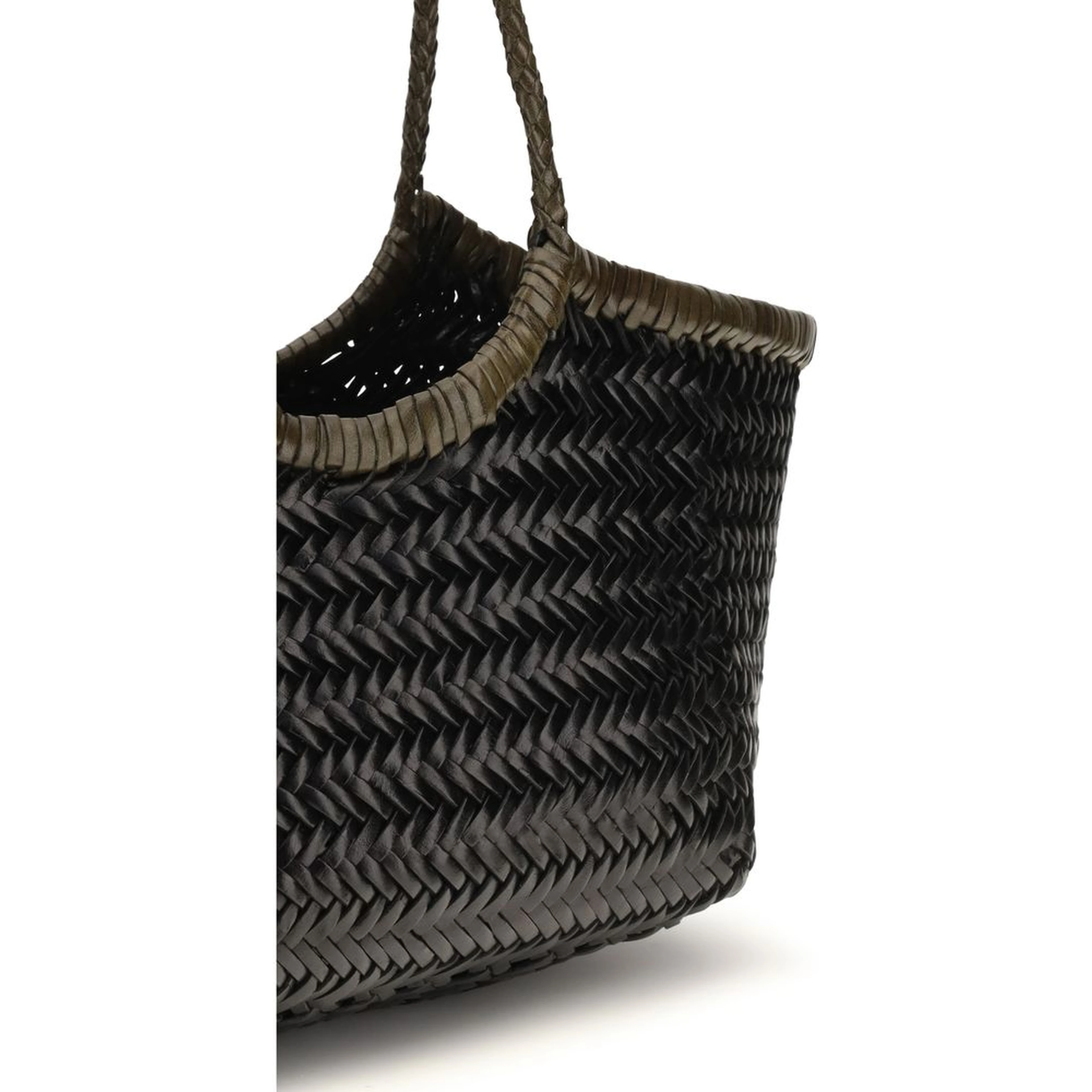 Bicolor Calf Leather Bos Taurus Handbag
