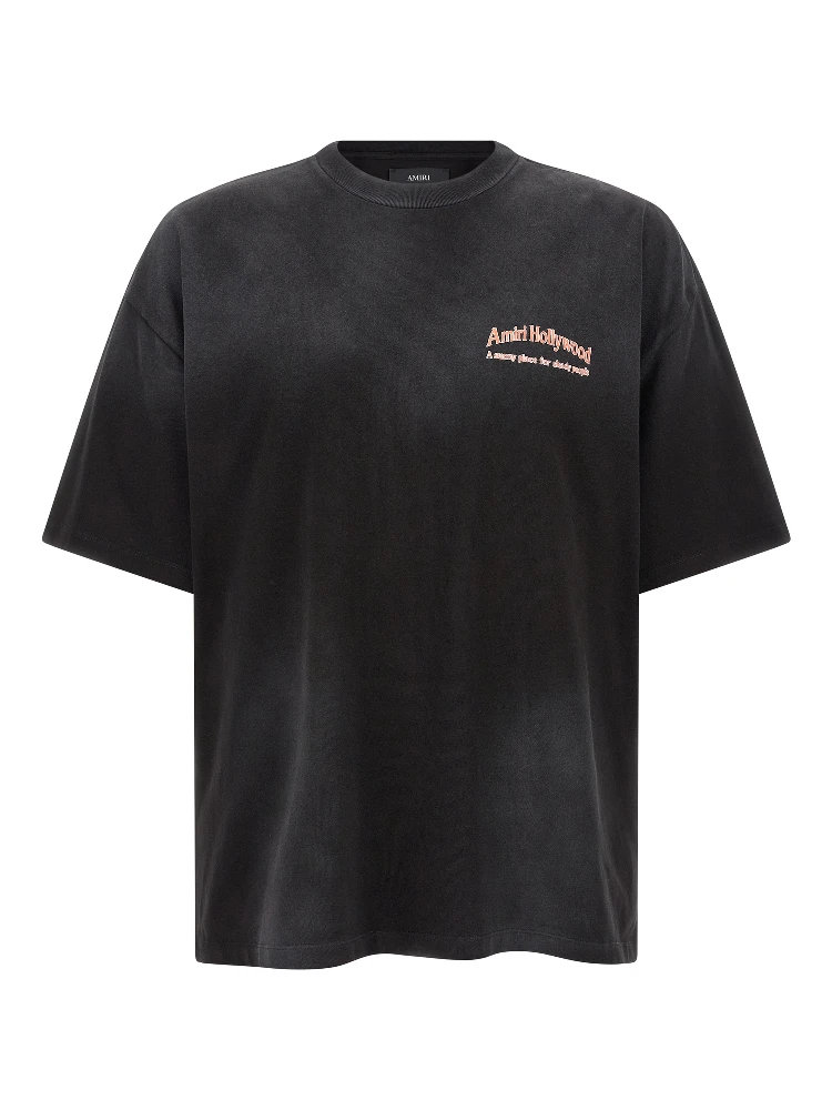 Black Cotton T-Shirt