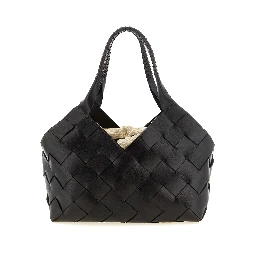 Brown Calfskin Shoulder Bag