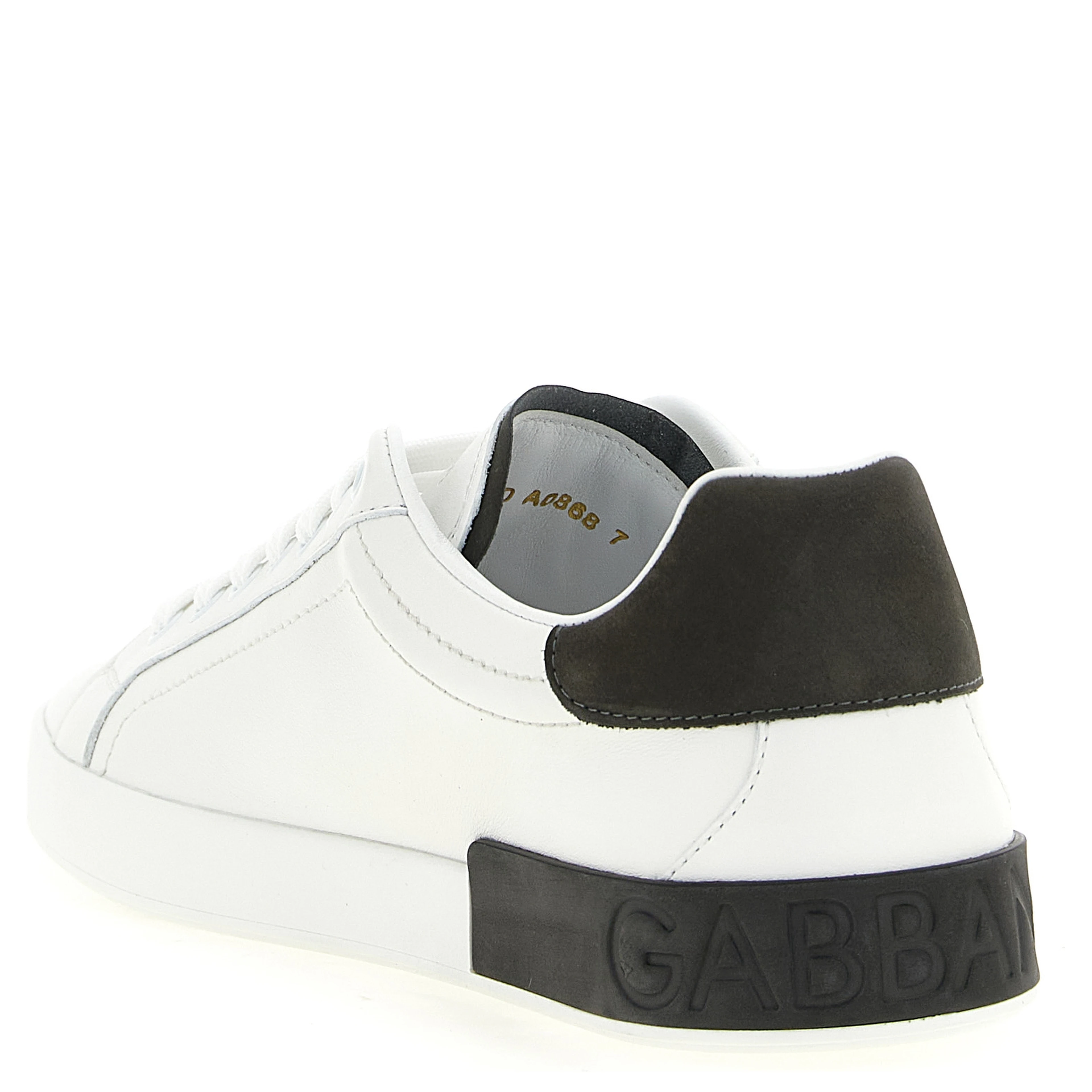 White Calfskin Low Top Sneakers