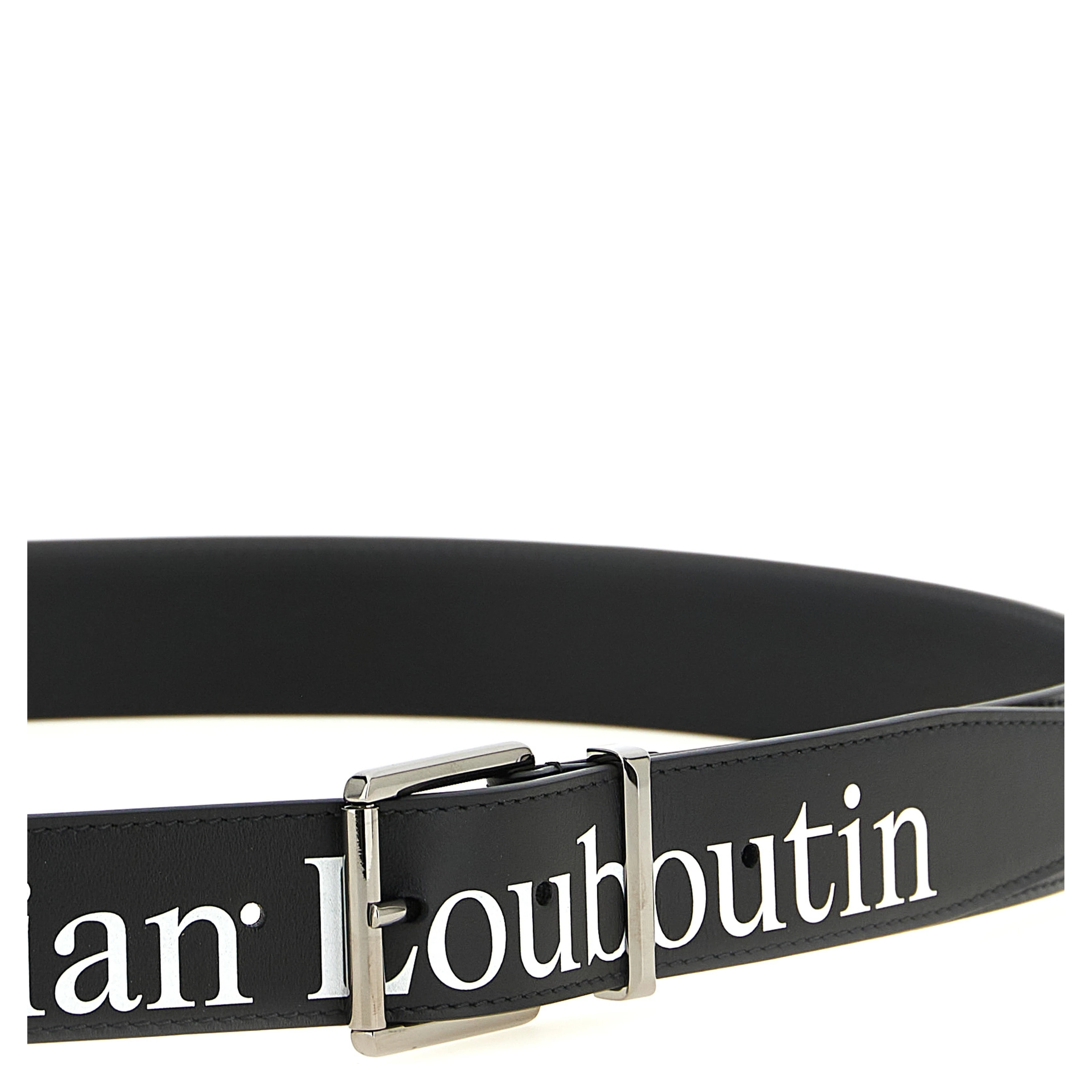 Black Calfskin Regular Belt