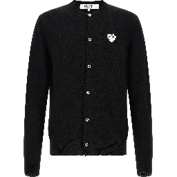 Black Wool Cardigan