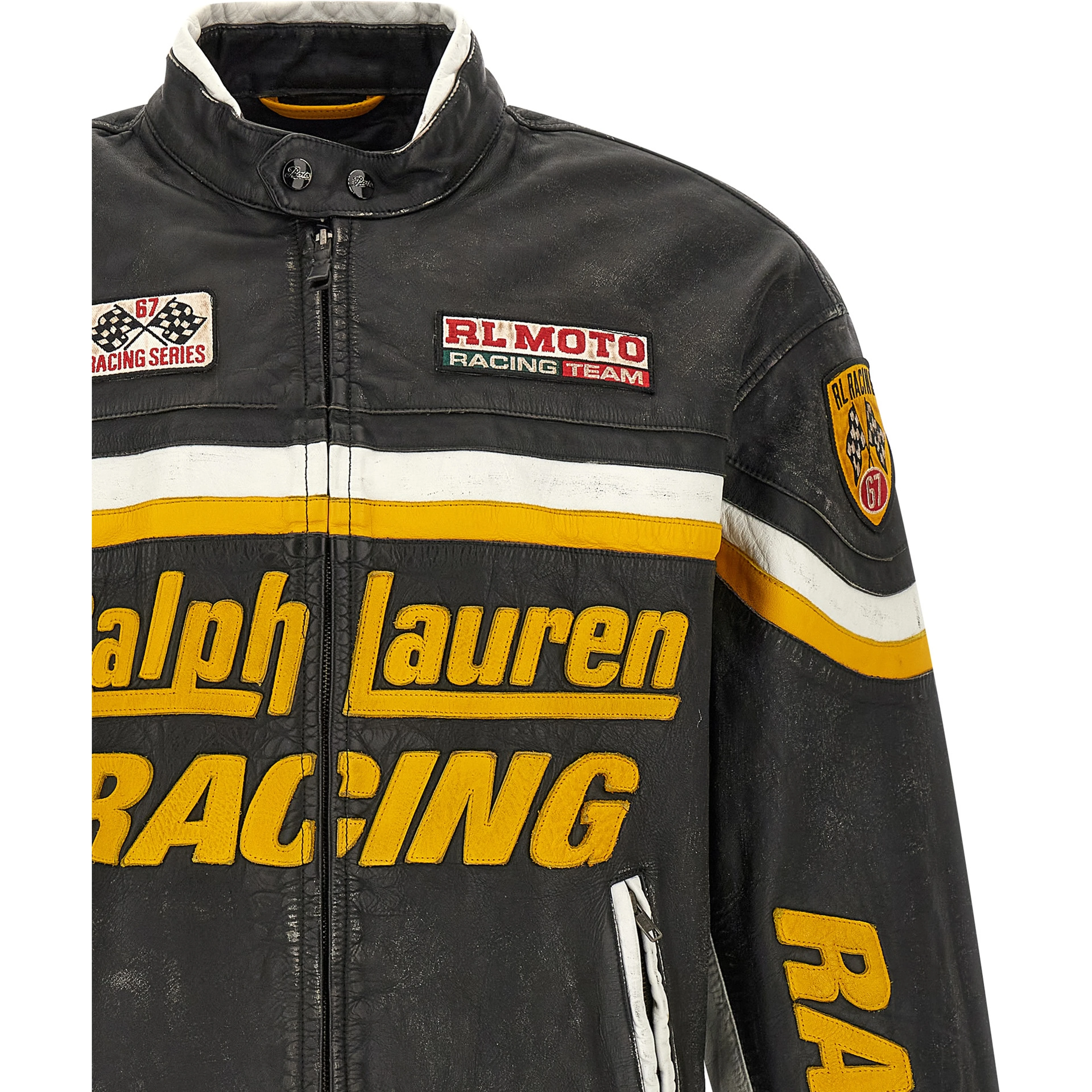 Black Cowhide Leather Jacket