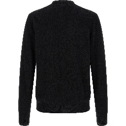 Black Wool Cardigan