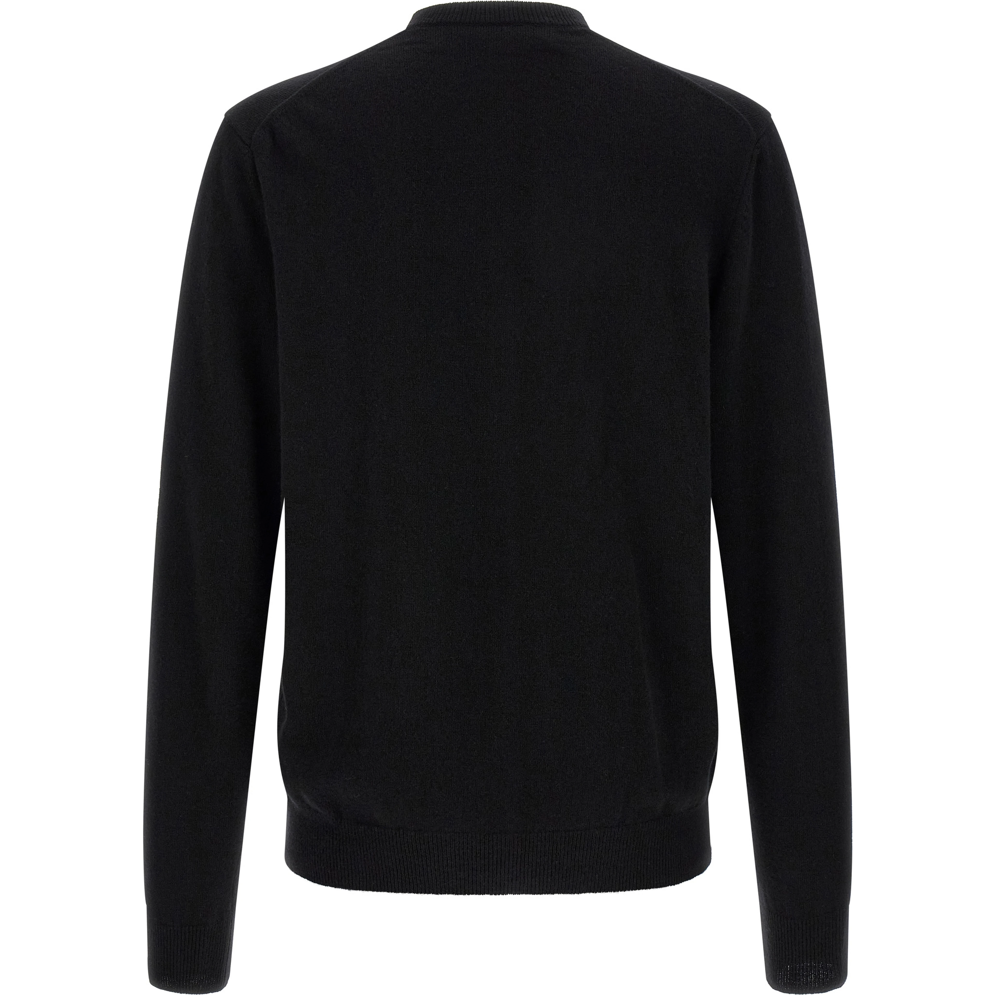 Black Wool Cardigan