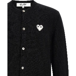 Black Wool Cardigan