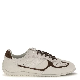 White Calf Leather Bos Taurus Athletic Sneakers