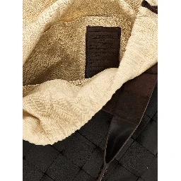 Brown Calfskin Shoulder Bag