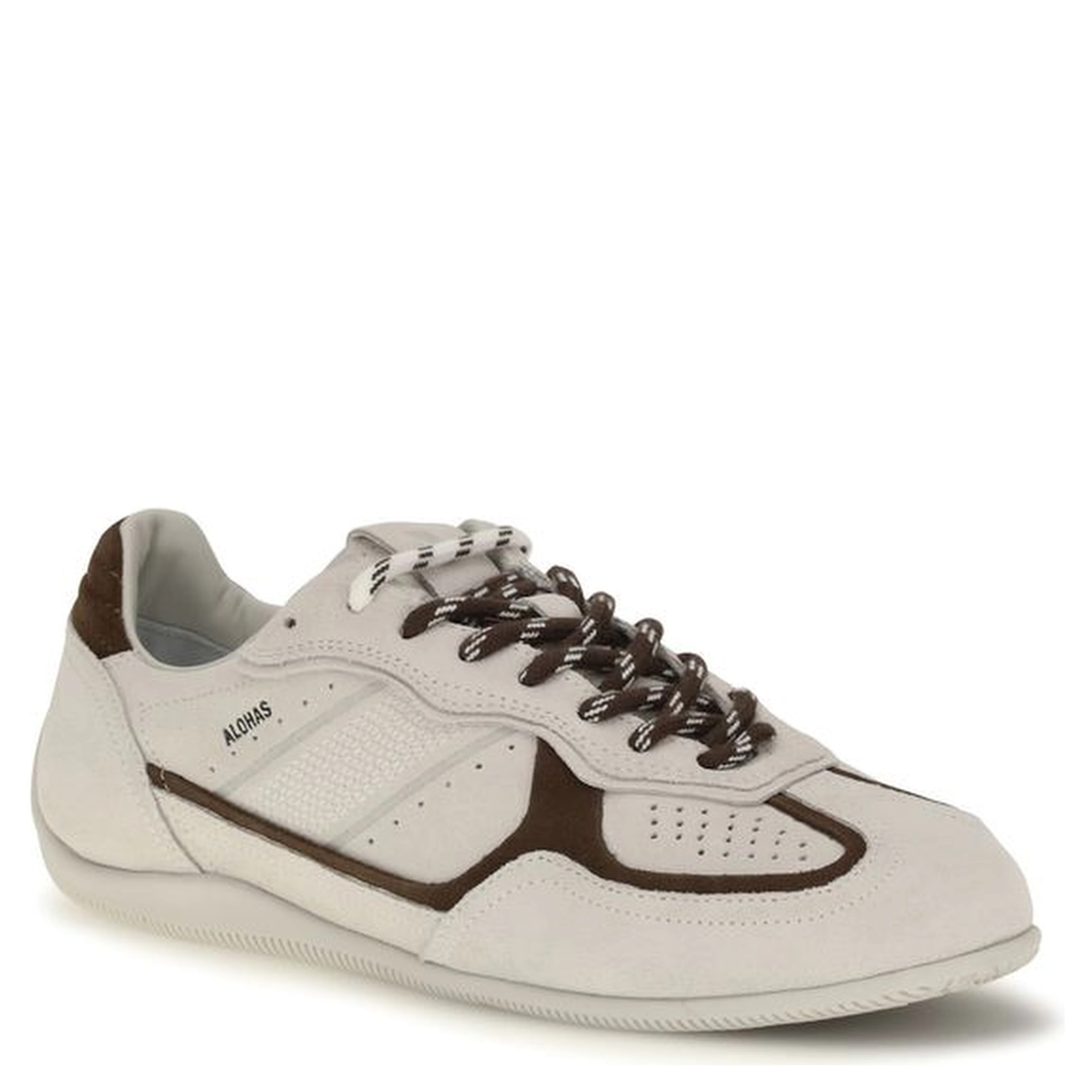 White Calf Leather Bos Taurus Athletic Sneakers