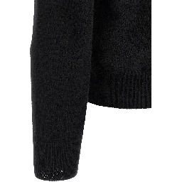 Black Wool Cardigan
