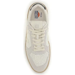 Beige Calf Leather Bos Taurus Low Top Sneakers
