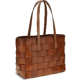 Brown Calf Leather Bos Taurus Handbag