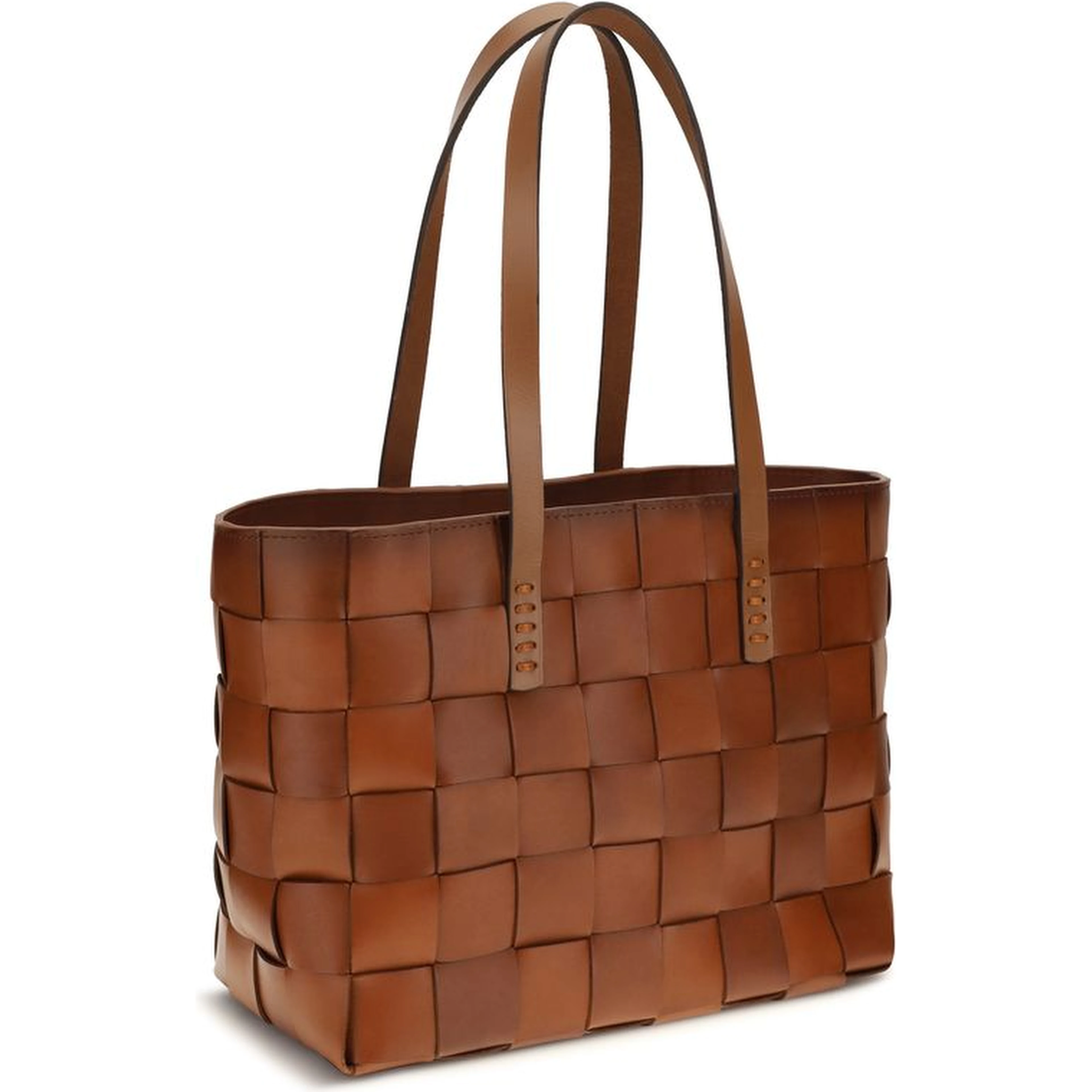 Brown Calf Leather Bos Taurus Handbag
