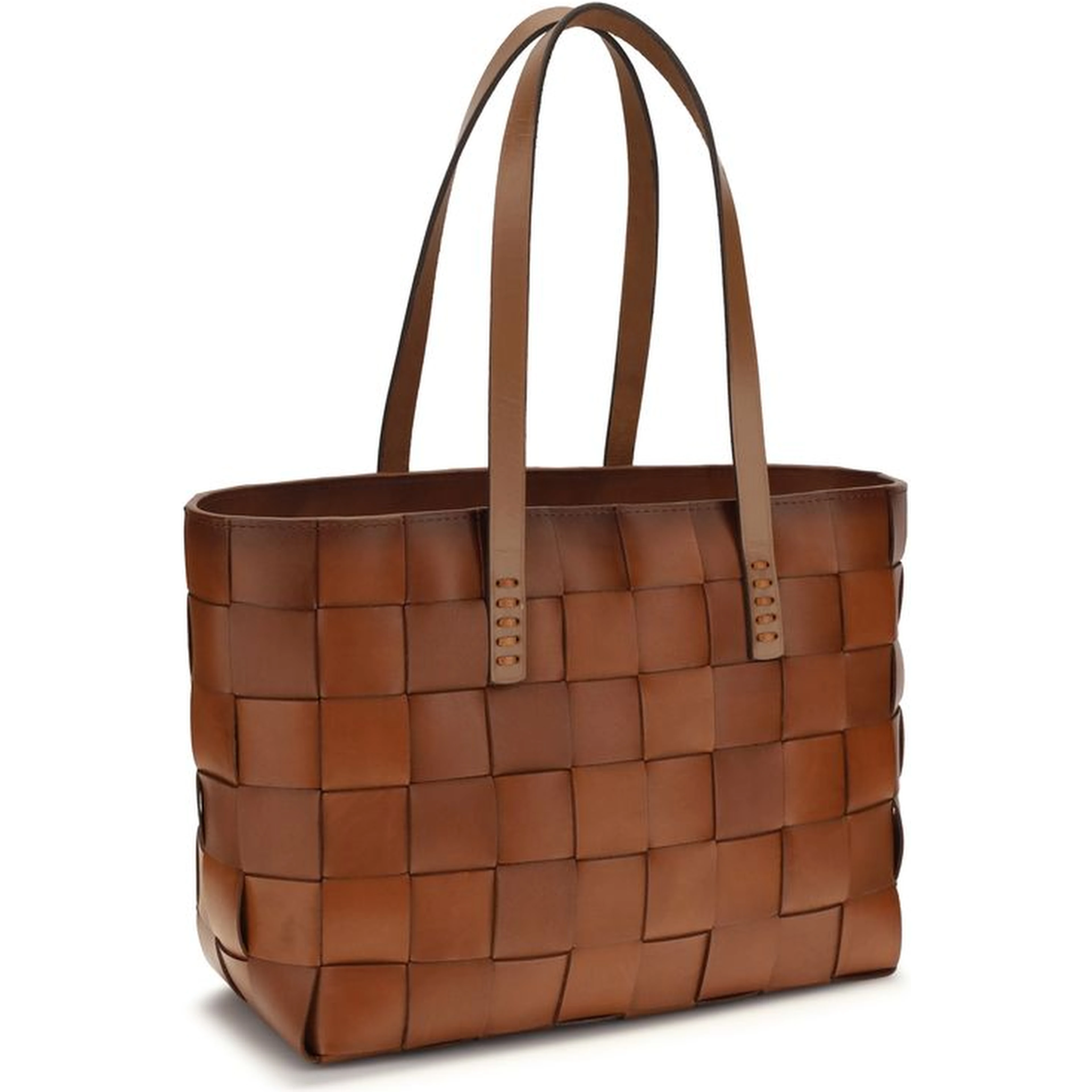 Brown Calf Leather Bos Taurus Handbag