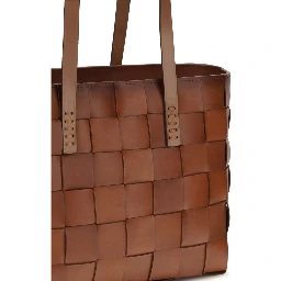 Brown Calf Leather Bos Taurus Handbag