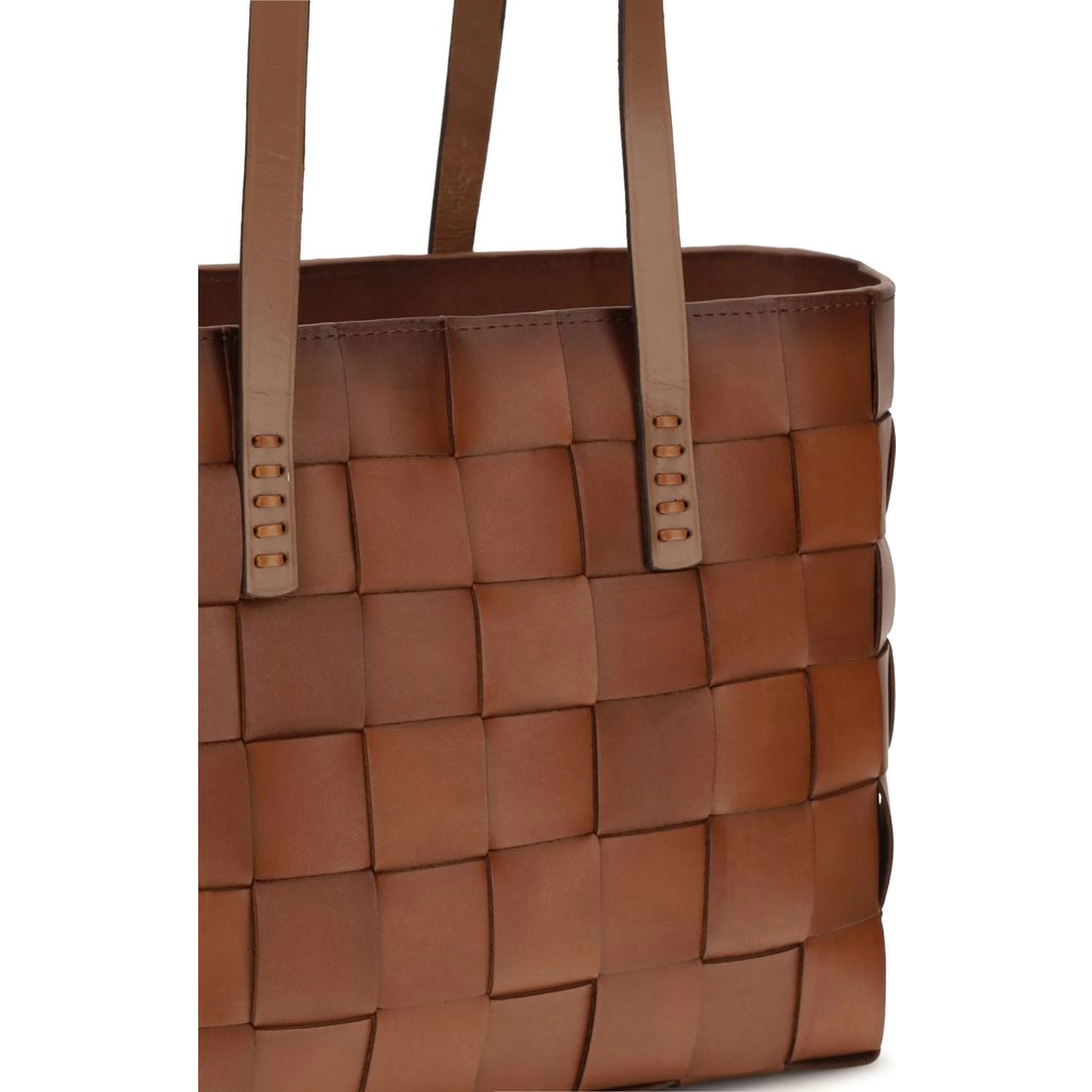 Brown Calf Leather Bos Taurus Handbag