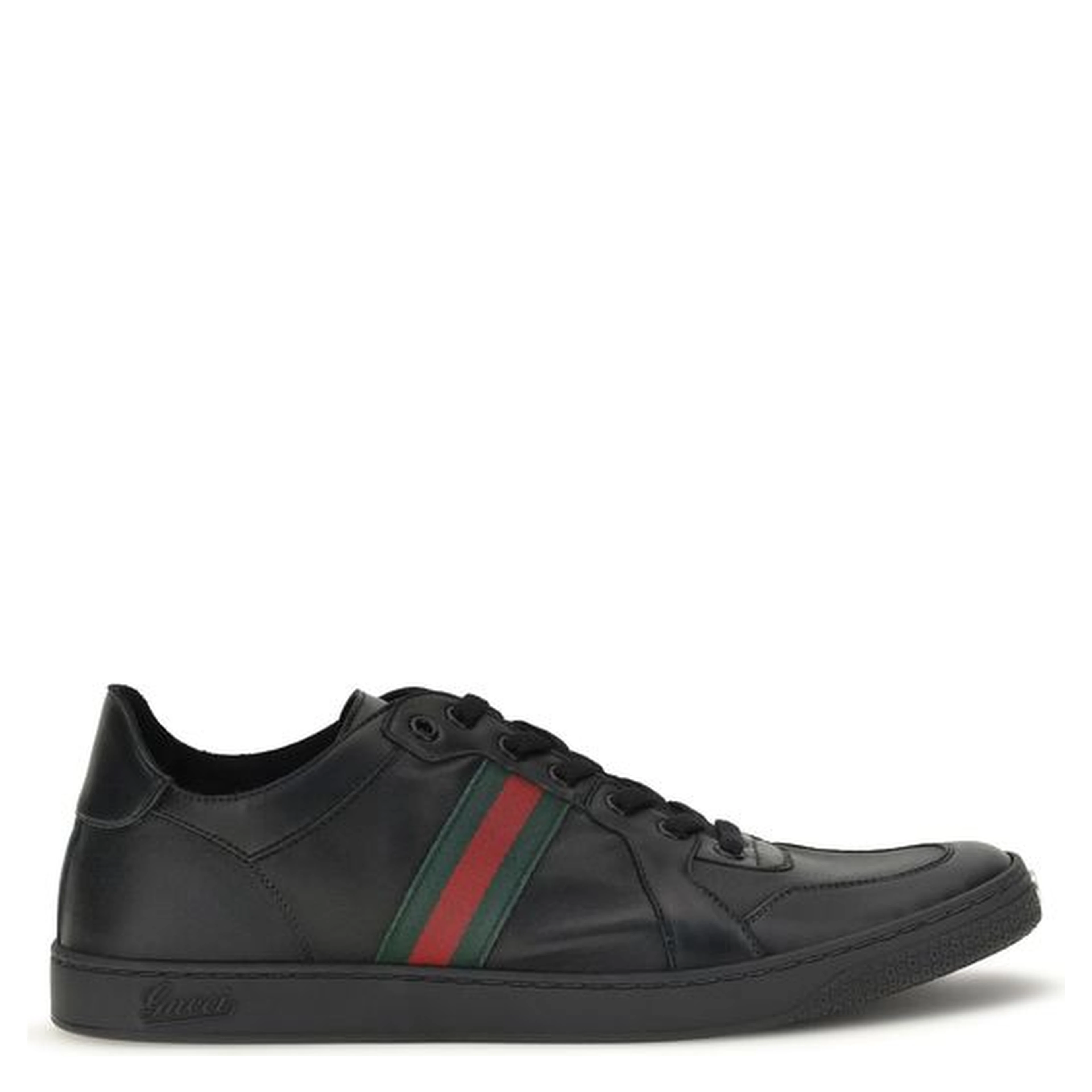 Black Calf Leather Bos Taurus Low Top Sneakers