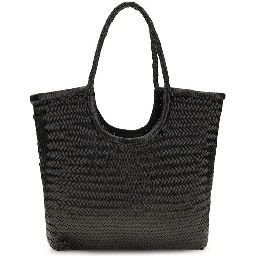 Black Calf Leather Bos Taurus Handbag