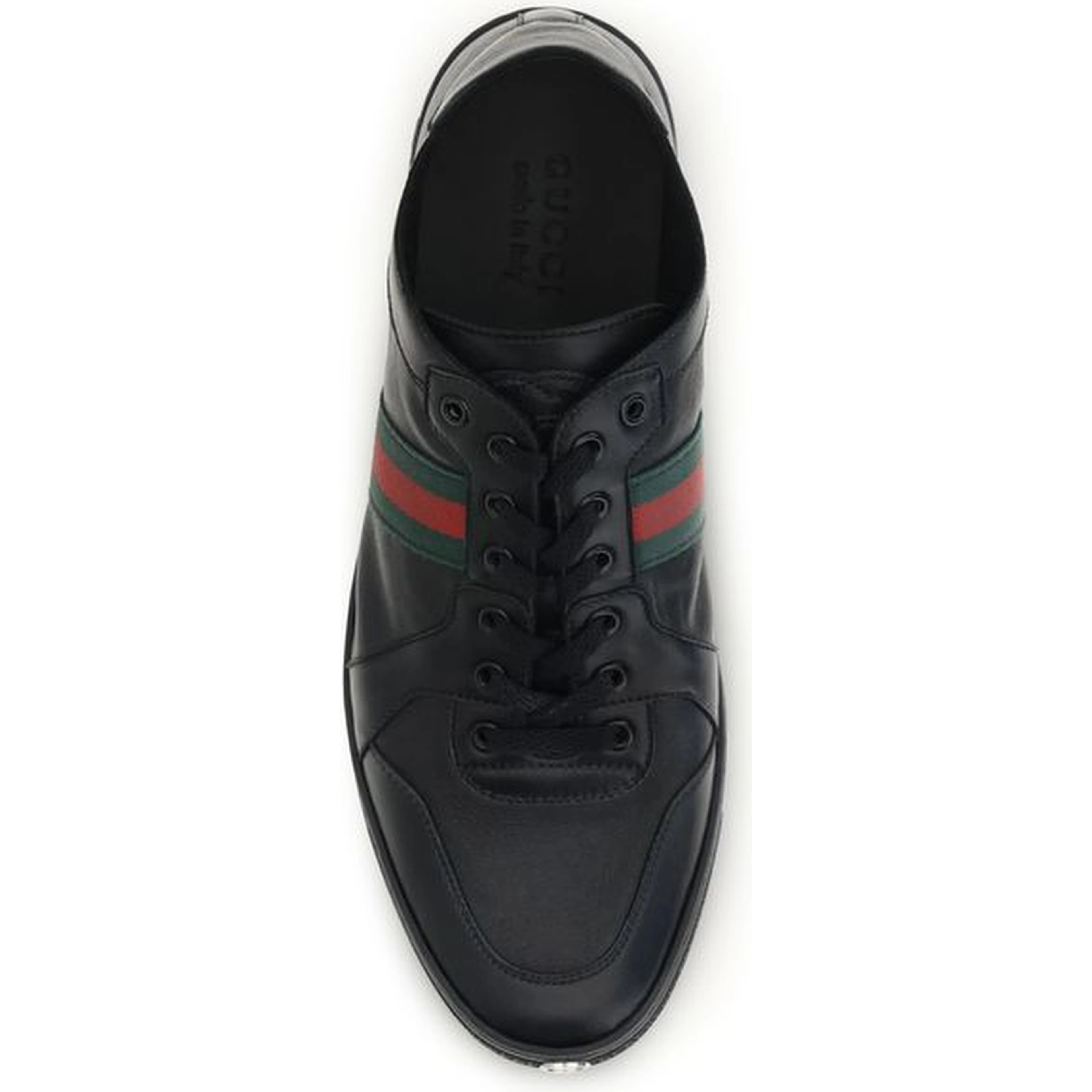 Black Calf Leather Bos Taurus Low Top Sneakers