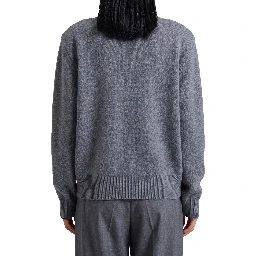 Dark grey Gala padded knit turtleneck