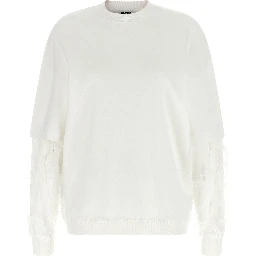 White Cotton Sweatshirt