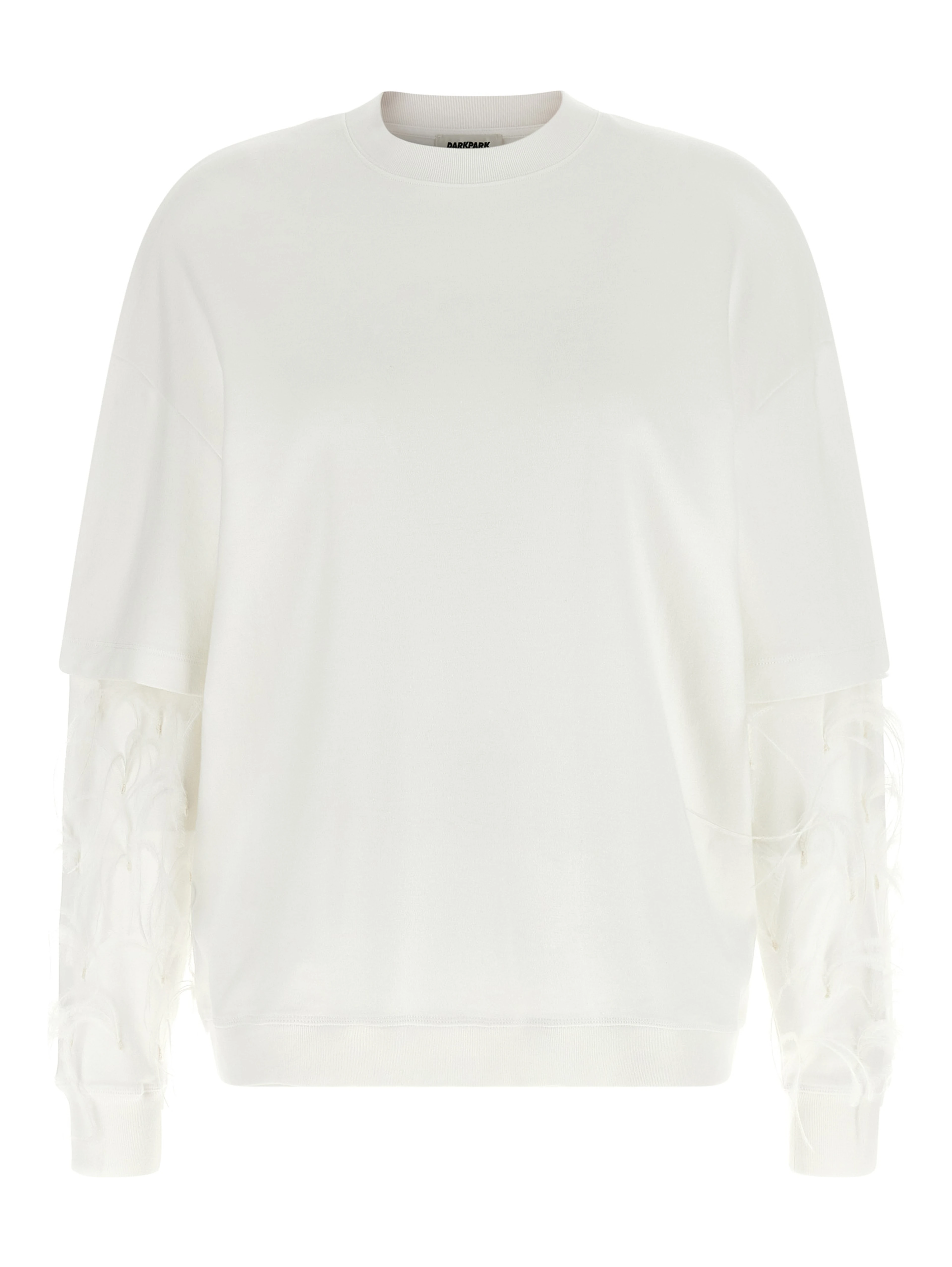 White Cotton Sweatshirt
