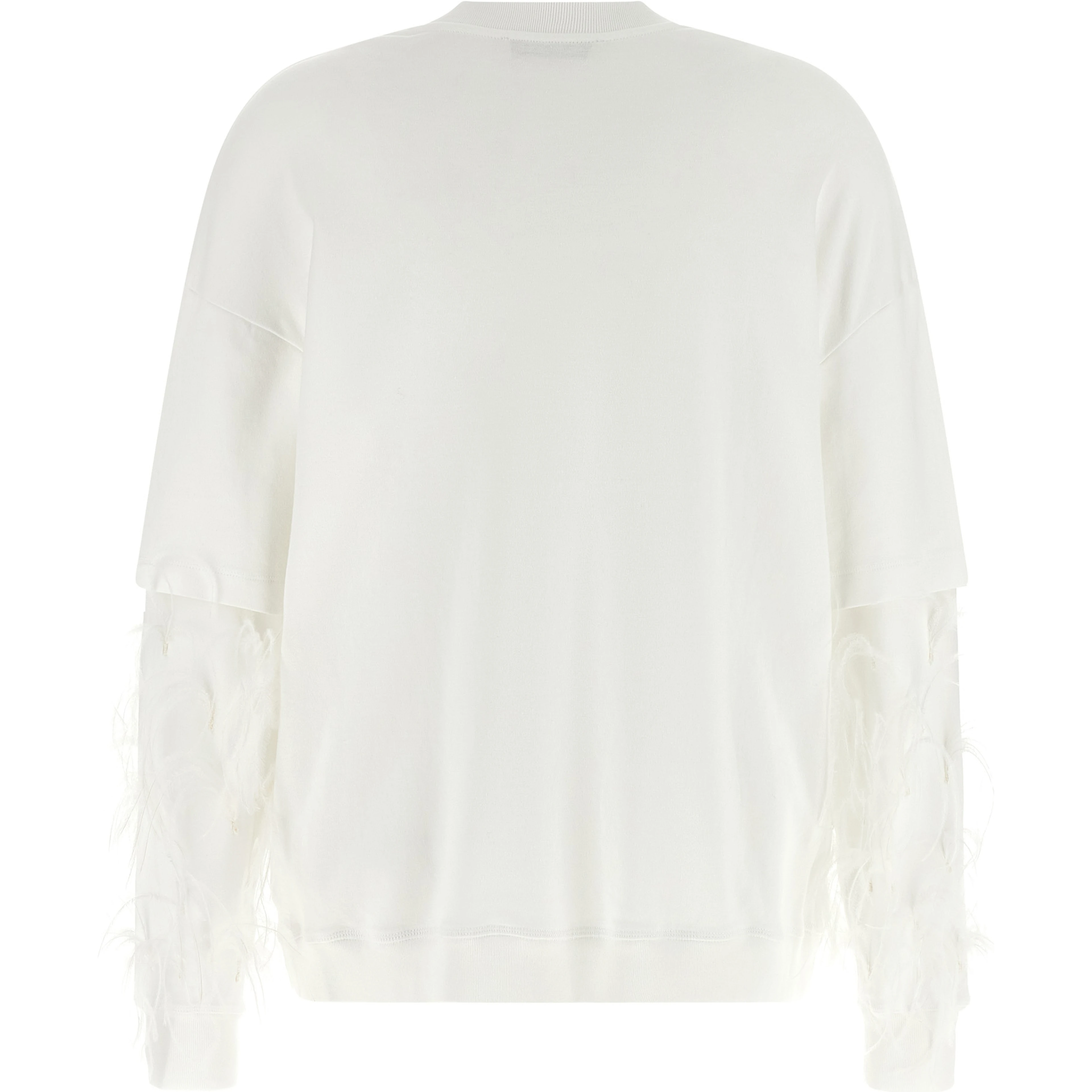 White Cotton Sweatshirt
