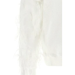 White Cotton Sweatshirt