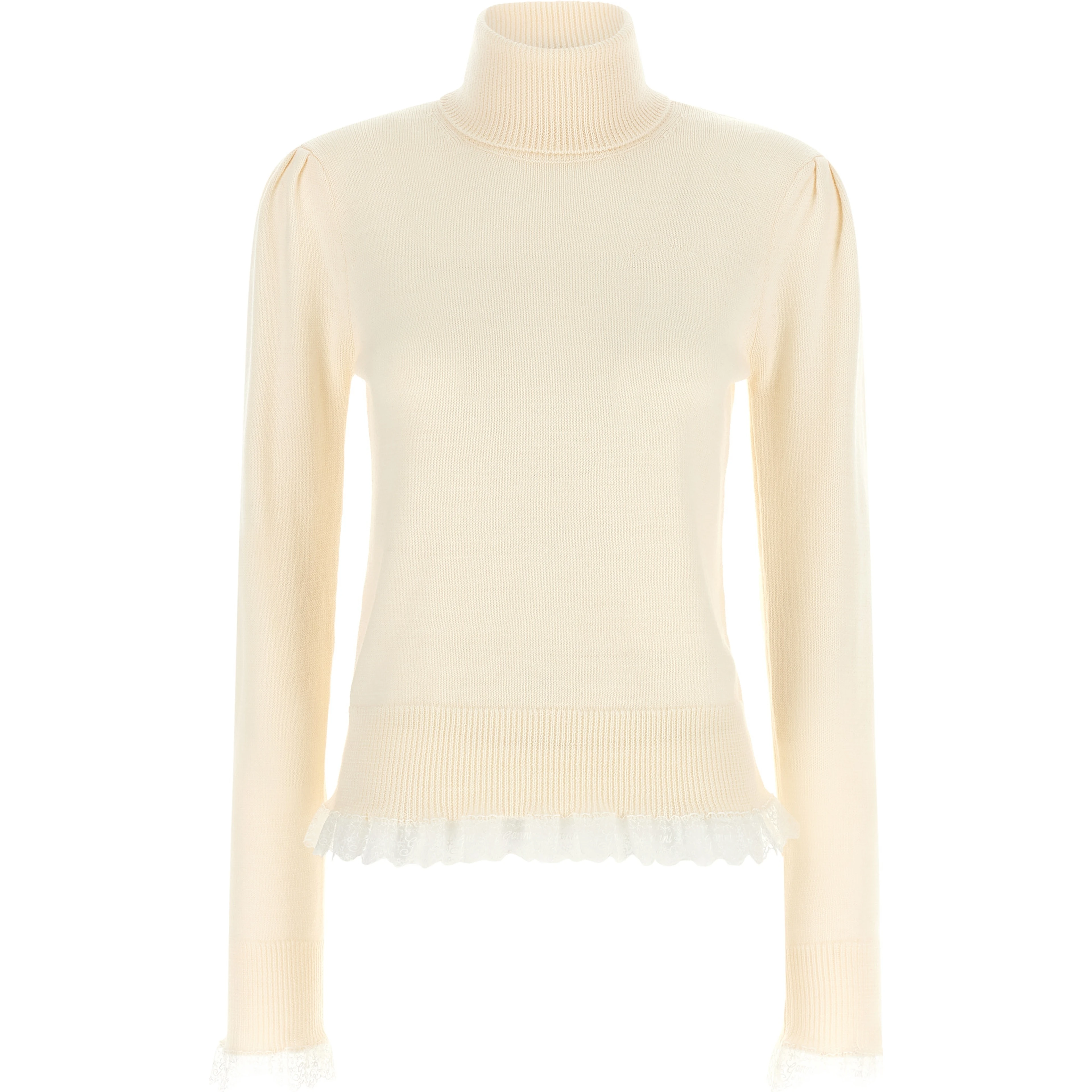 White Merino Wool Cardigan