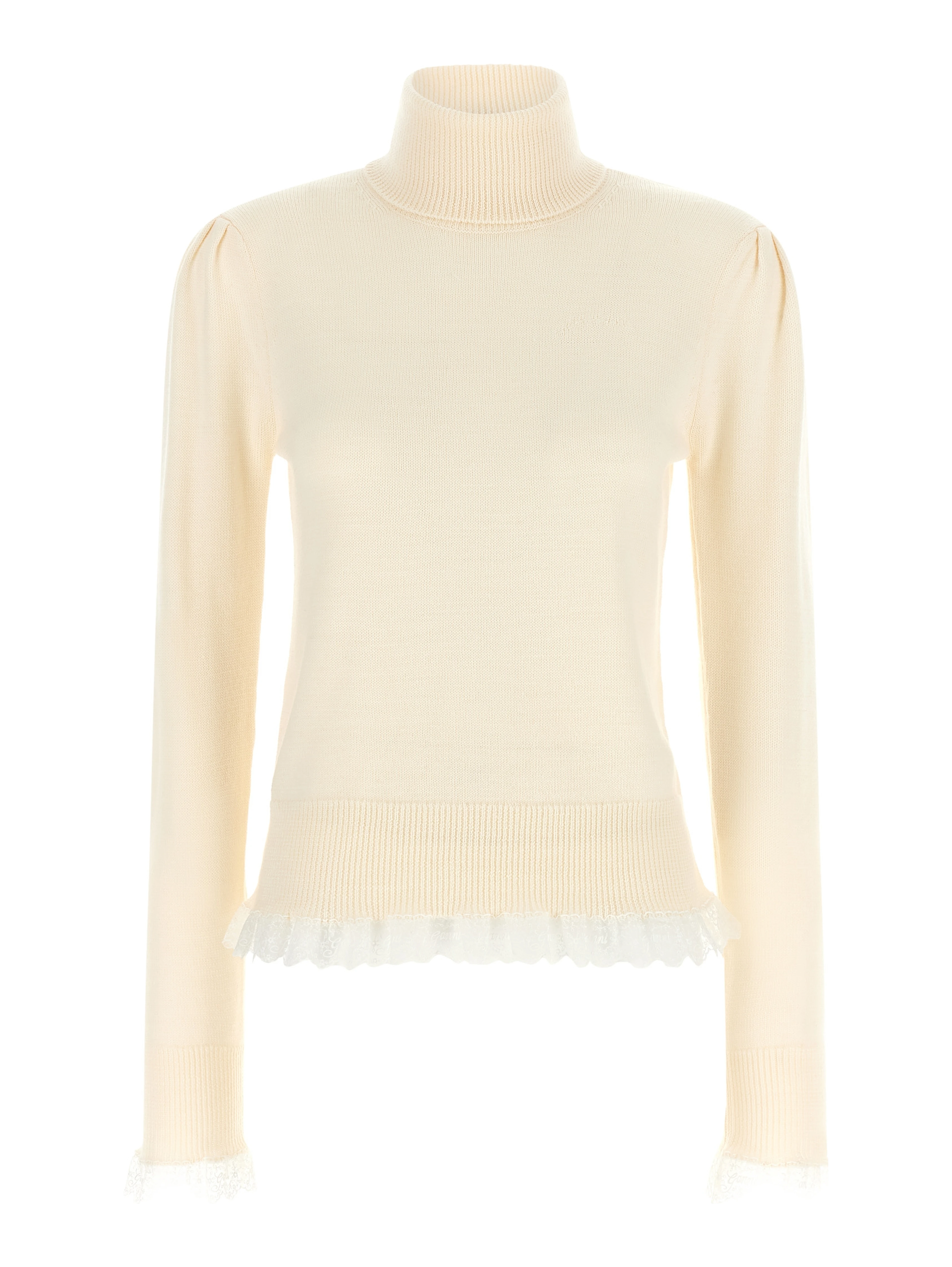 White Merino Wool Cardigan