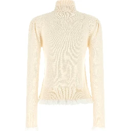 White Merino Wool Cardigan