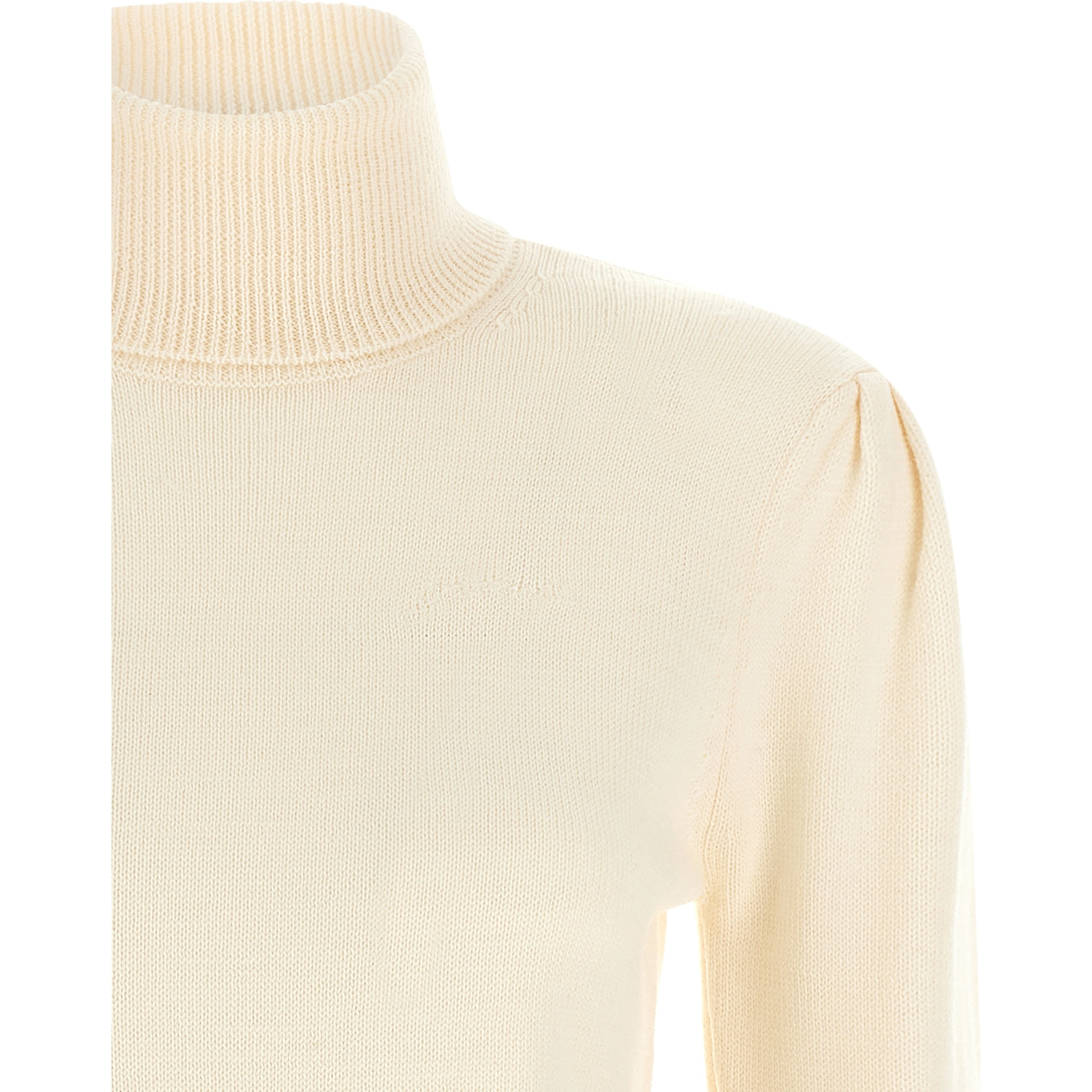 White Merino Wool Cardigan