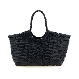 Blue Cowhide Shoulder Bag