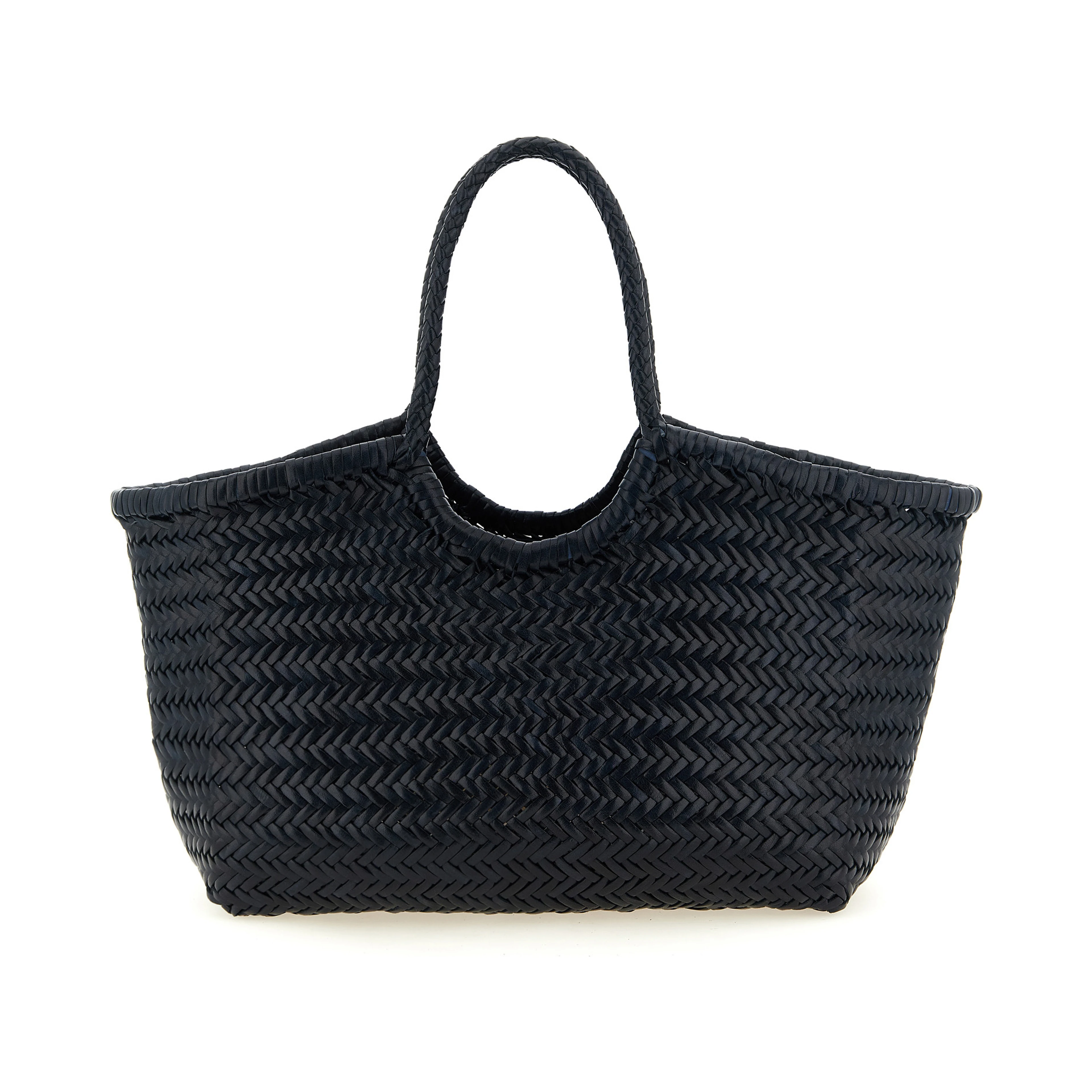 Blue Cowhide Shoulder Bag