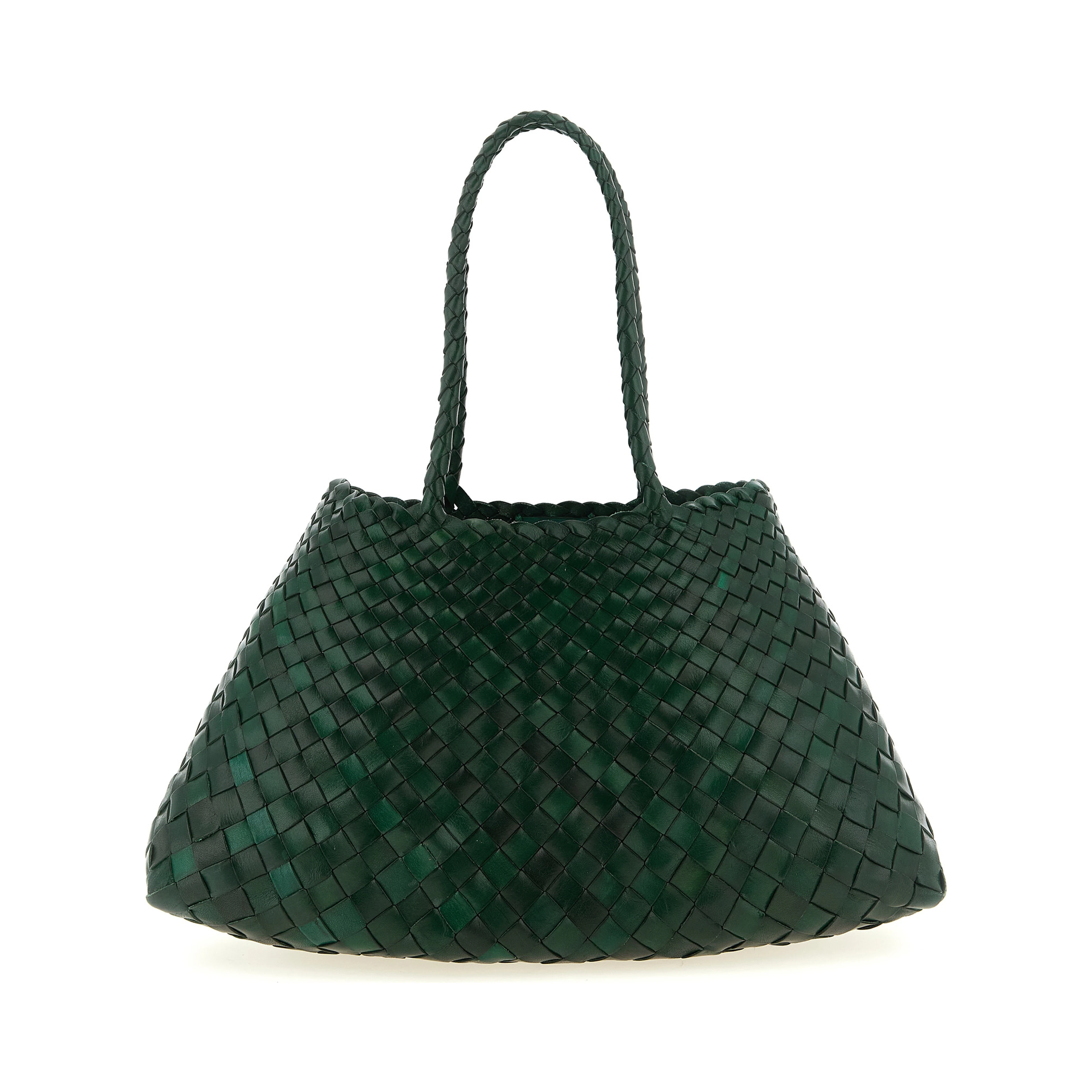 Bicolor Calfskin Shoulder Bag