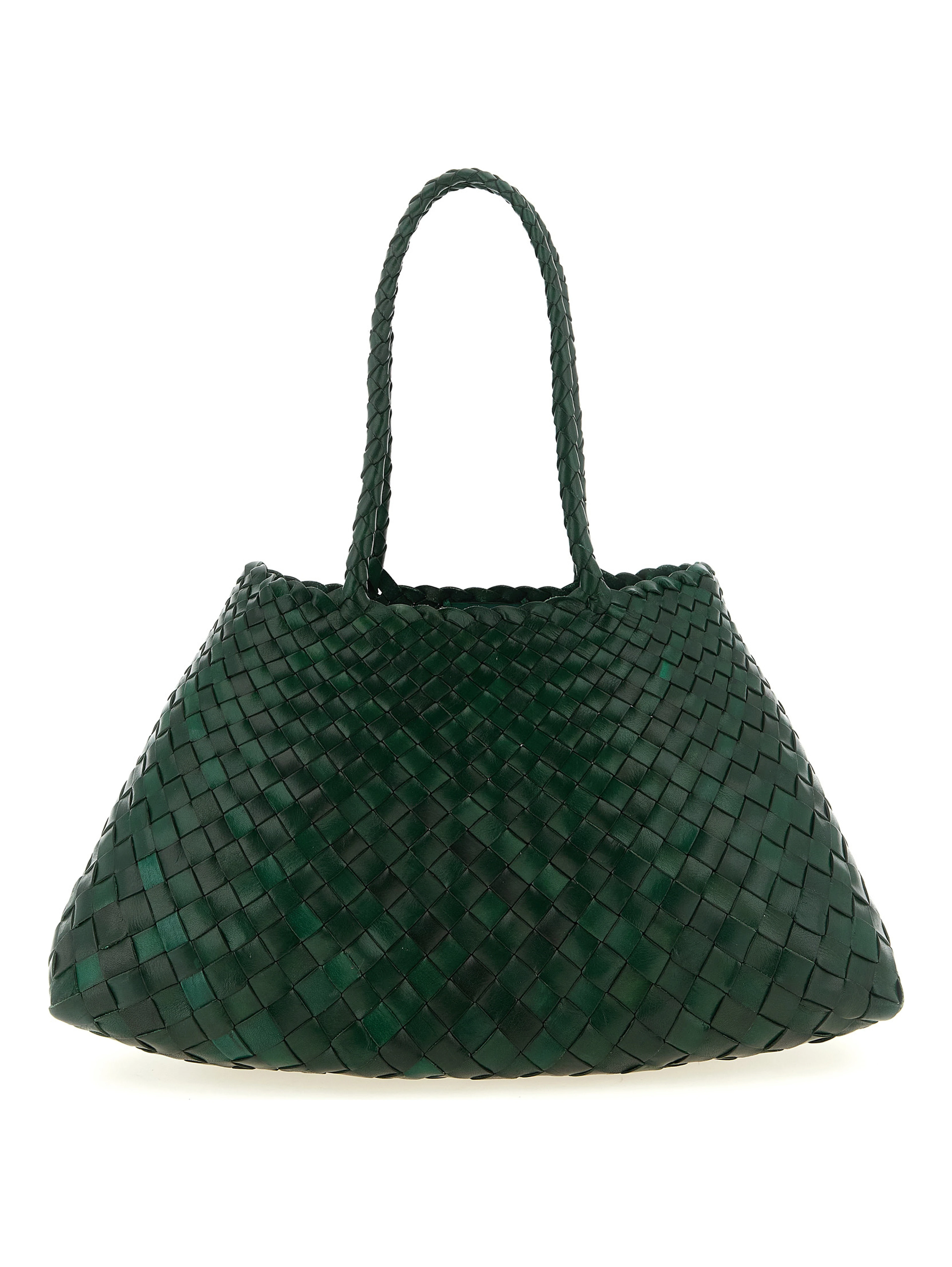 Bicolor Calfskin Shoulder Bag