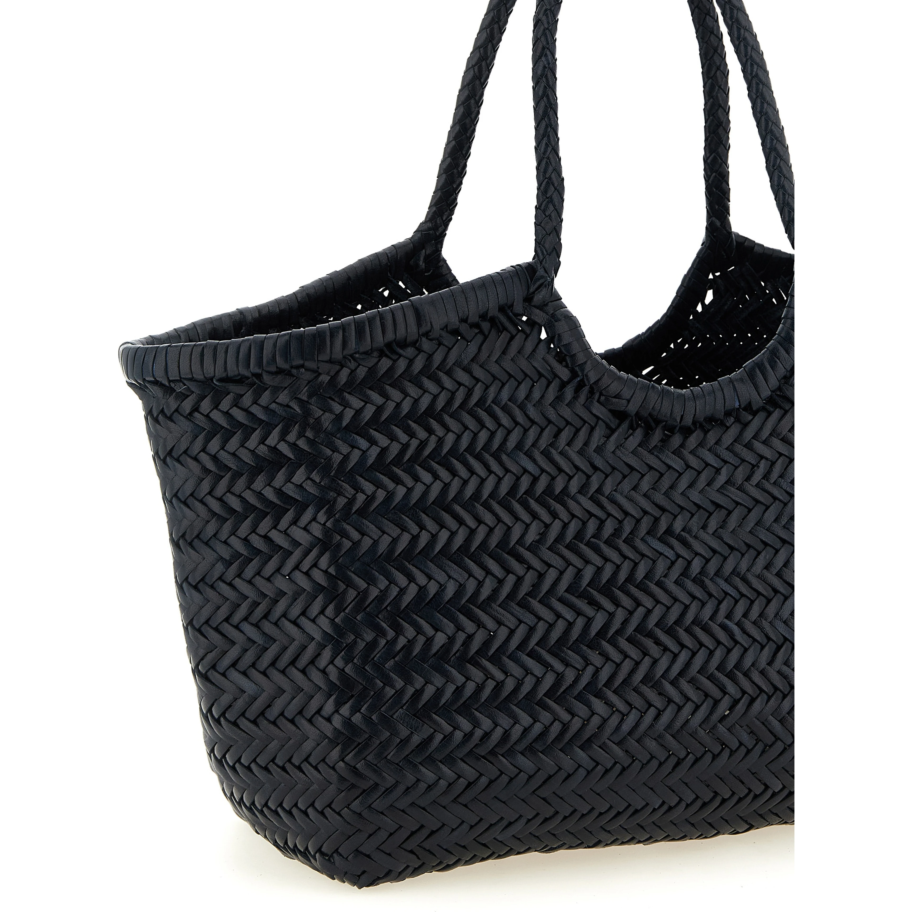 Blue Cowhide Shoulder Bag