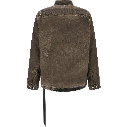 Gray Cotton Denim Jacket