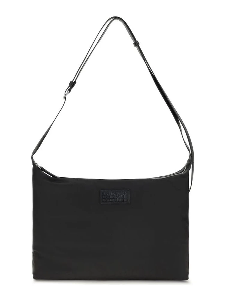 Black Polyamide Shoulder Bag