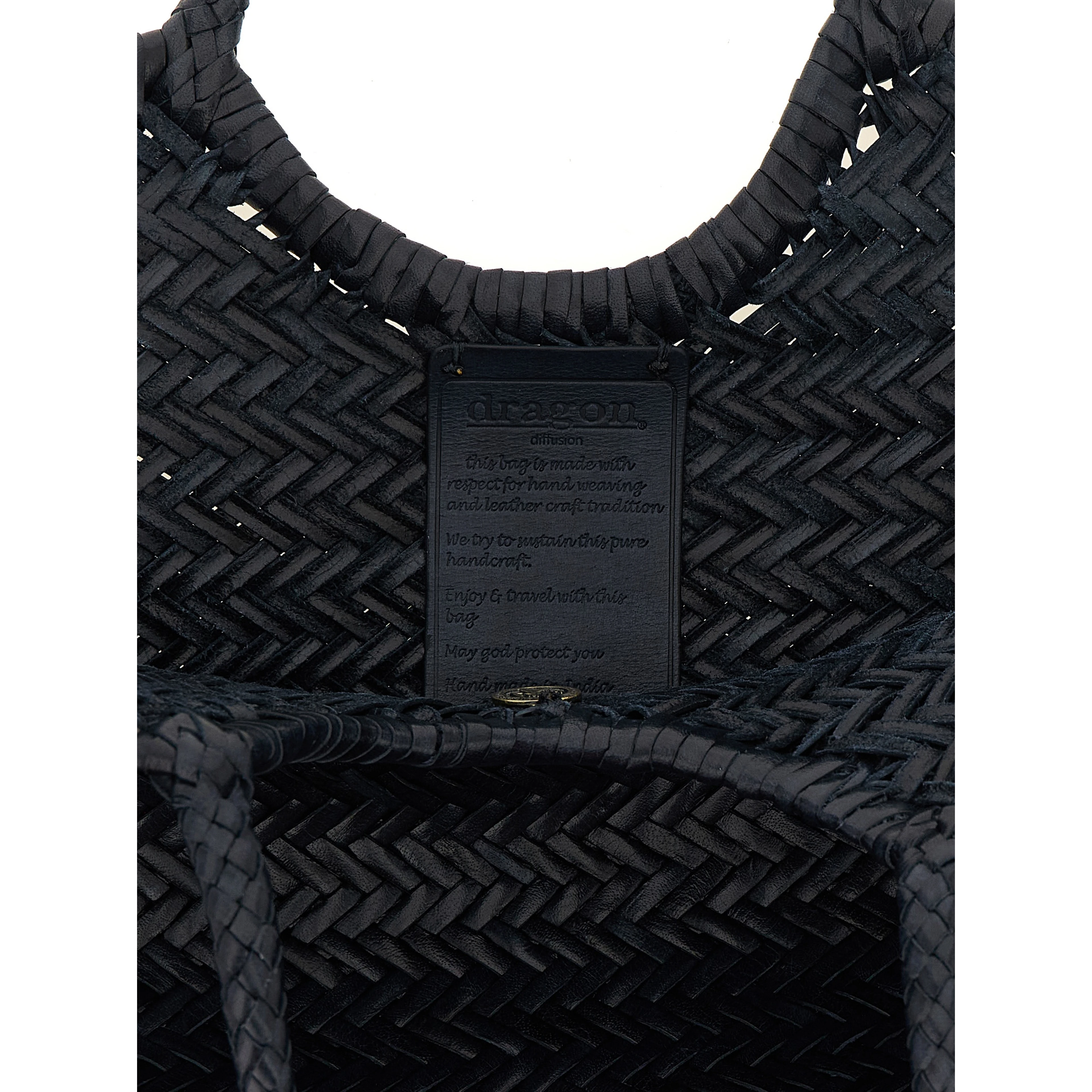 Blue Cowhide Shoulder Bag