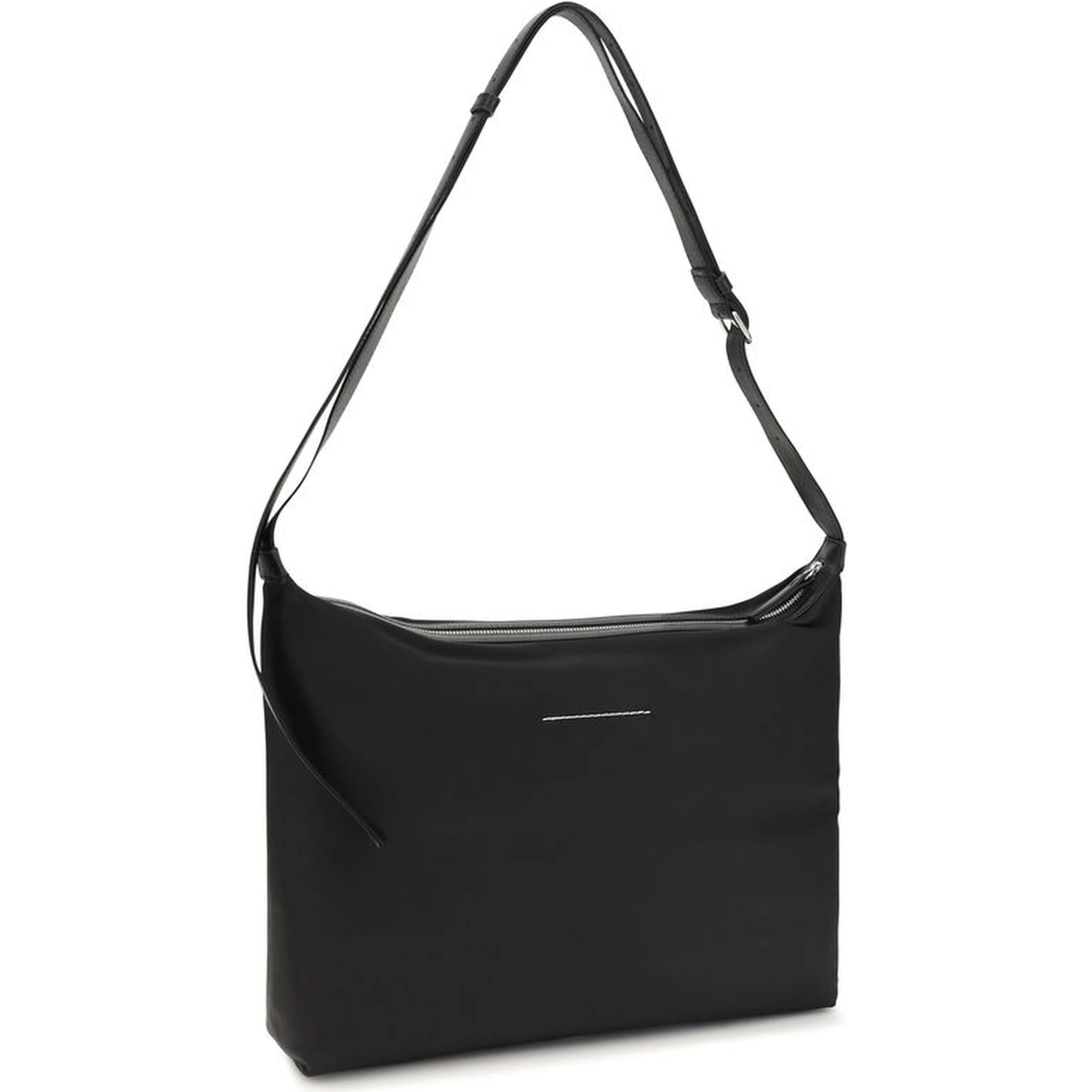 Black Polyamide Shoulder Bag