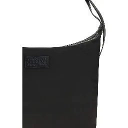 Black Polyamide Shoulder Bag