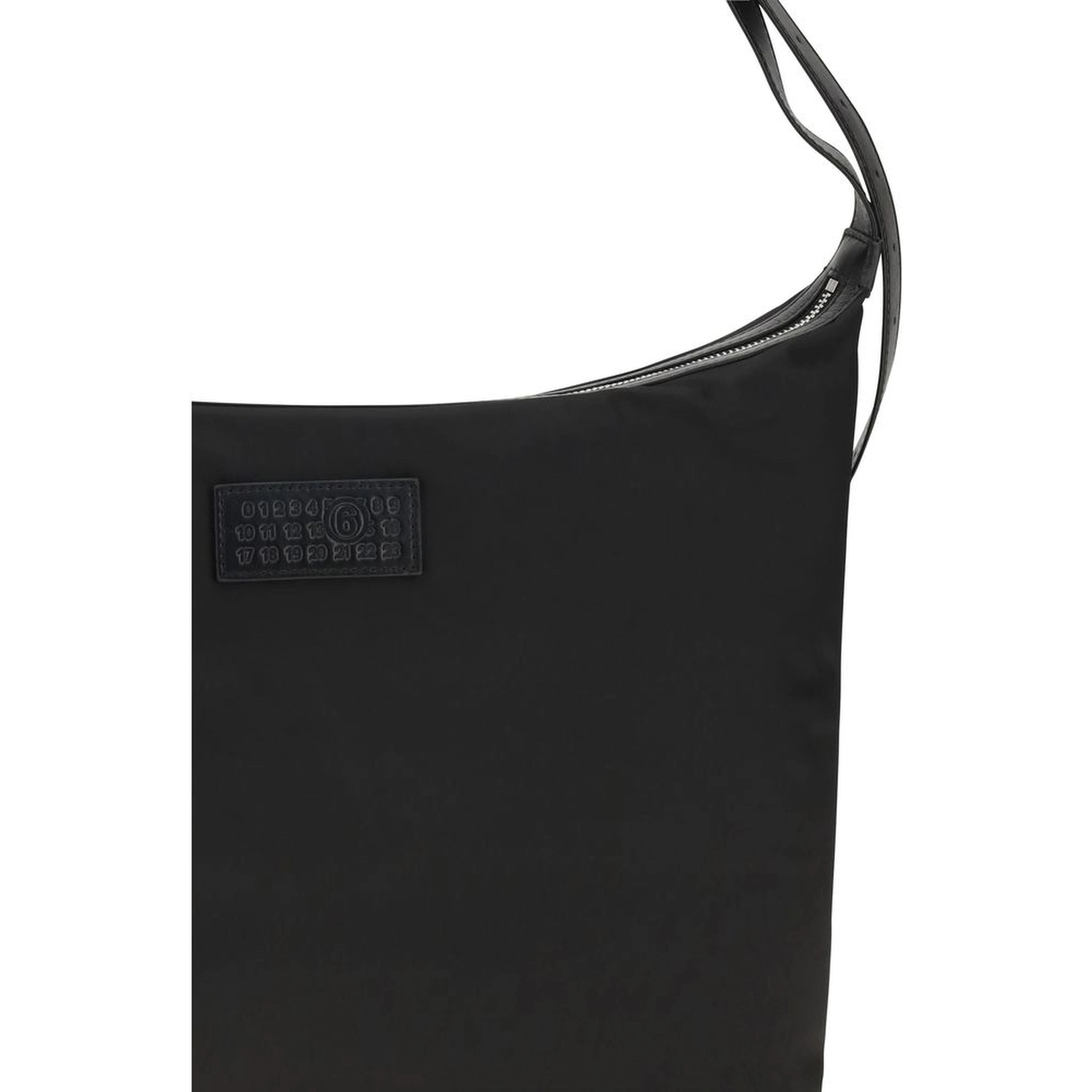 Black Polyamide Shoulder Bag