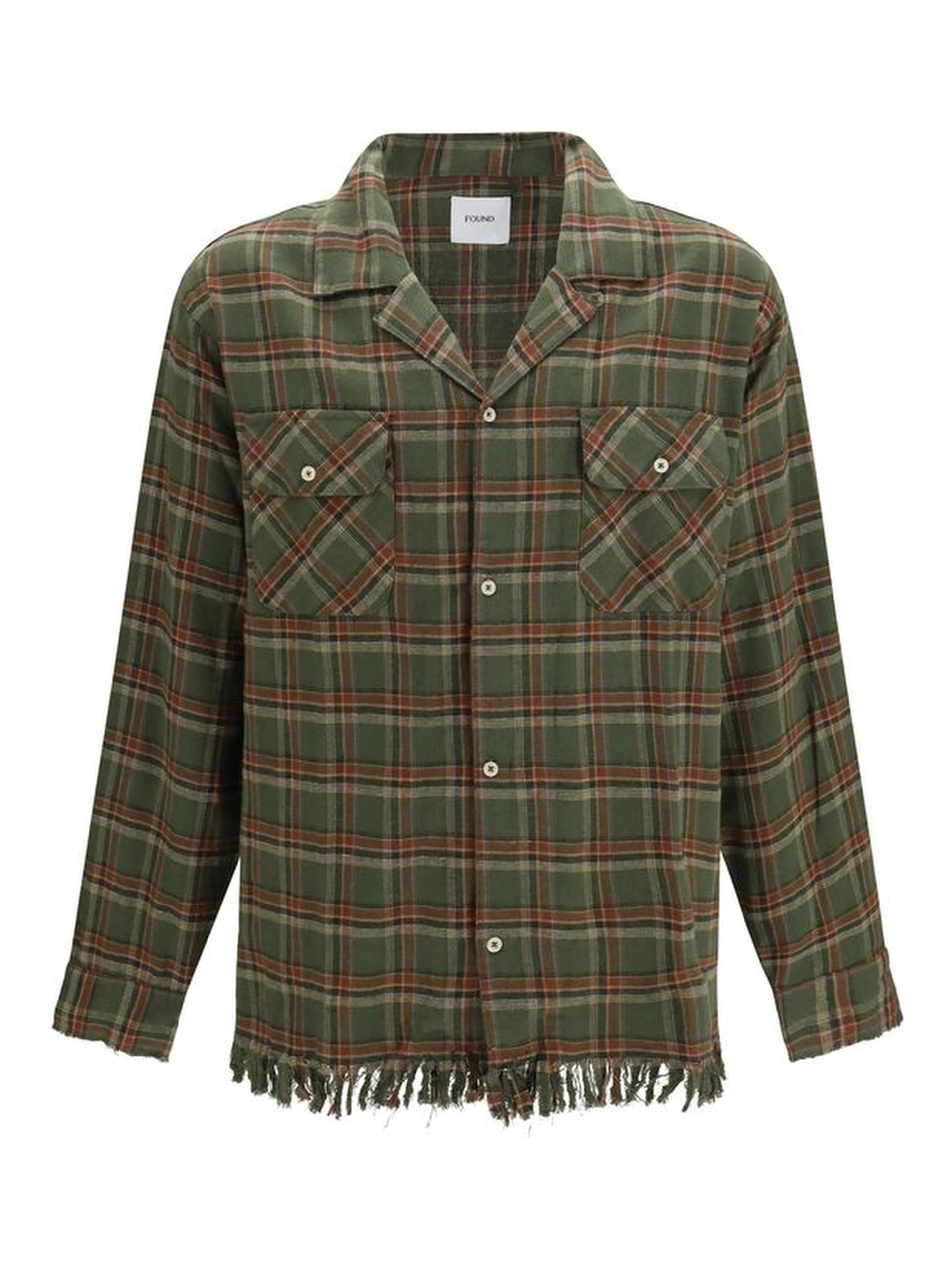 Bicolor Cotton Pattern Shirt