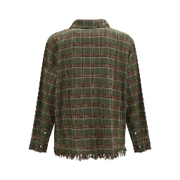 Bicolor Cotton Pattern Shirt